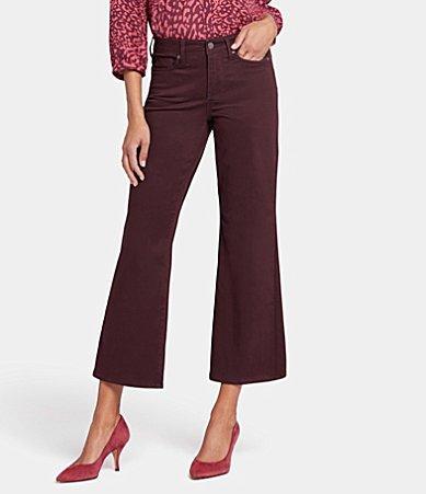 NYDJ Sateen Relaxed Flare Jeans Product Image