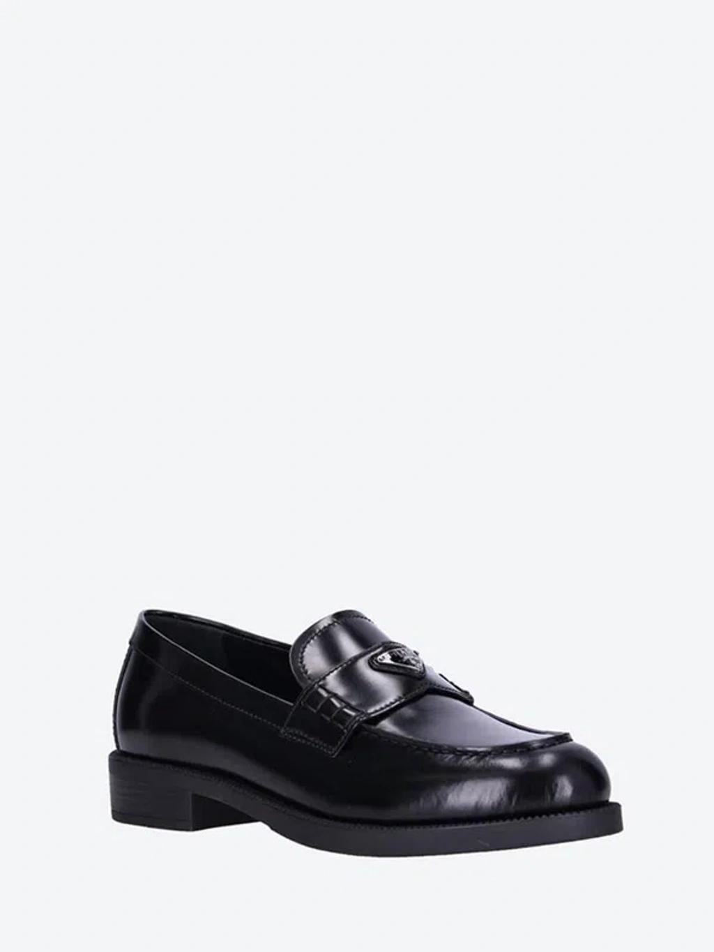 Black Calf Leather Loafers Product Image