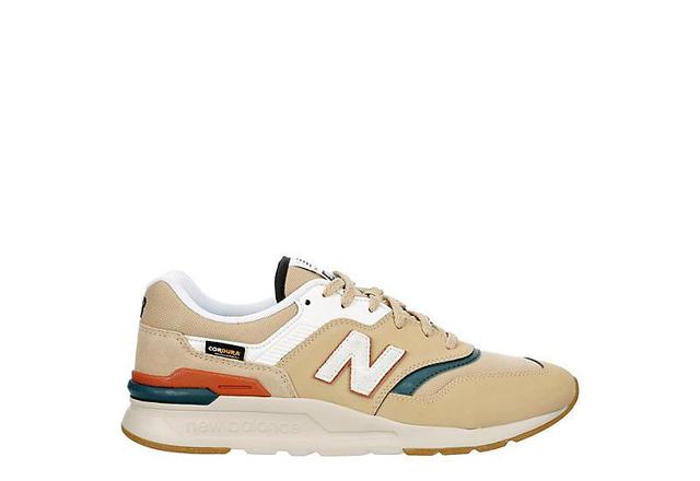 Mens New Balance 997H Athletic Shoe - Tan / Navy / Red Product Image
