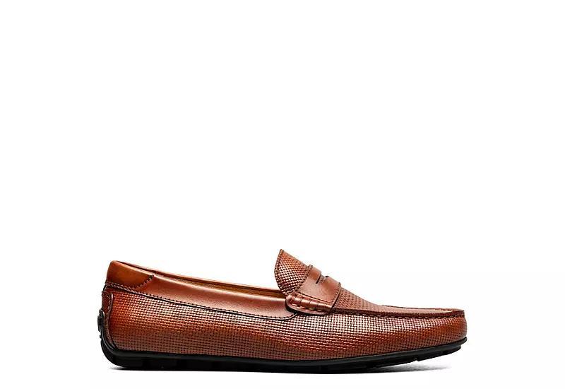 Florsheim Motor Moc Toe Penny Driver (Cognac) Men's Shoes Product Image