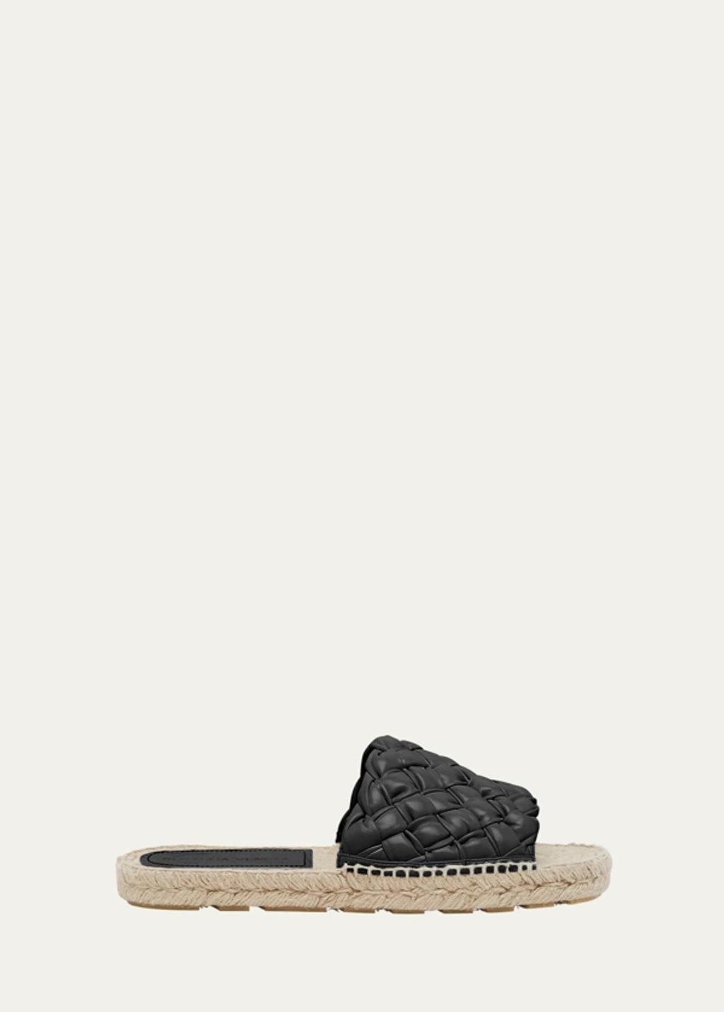 Bottega Veneta Womens Jack Woven Espadrille Slide Sandals Product Image