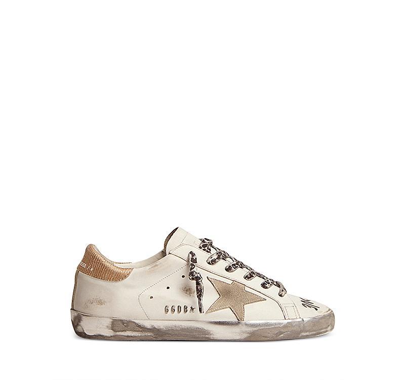 Golden Goose Womens Super-Star Live Love Low Top Sneakers Product Image