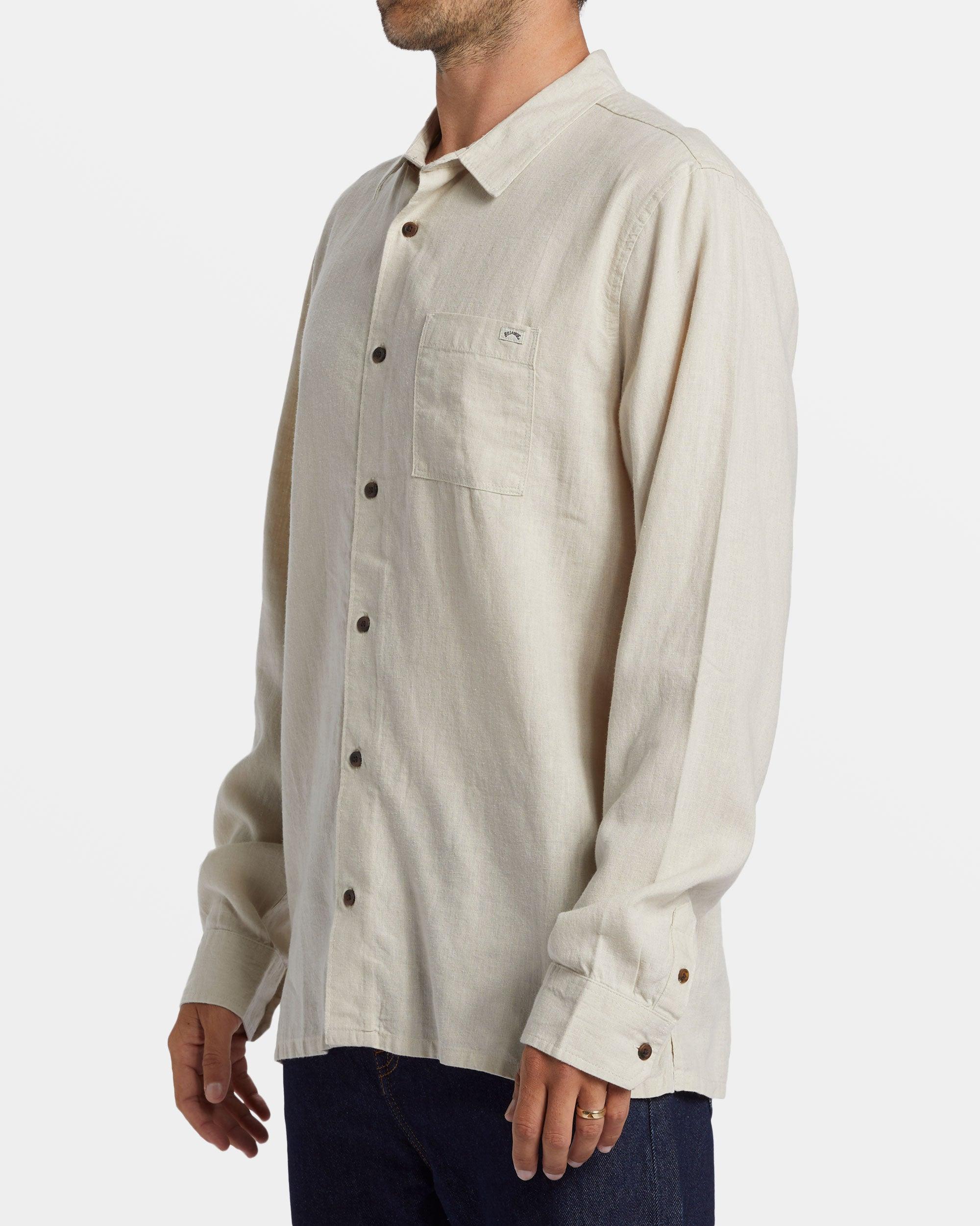 Ricardo Long Sleeve Shirt - Stone Male Product Image