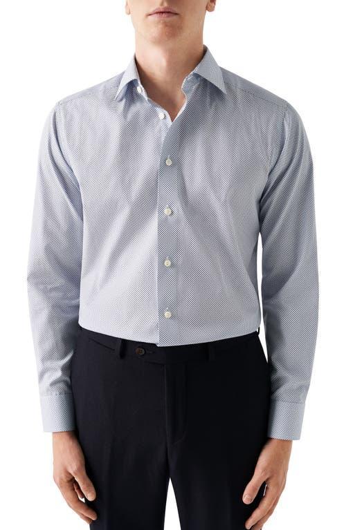 Mens Slim-Fit Micro Print Shirt Product Image