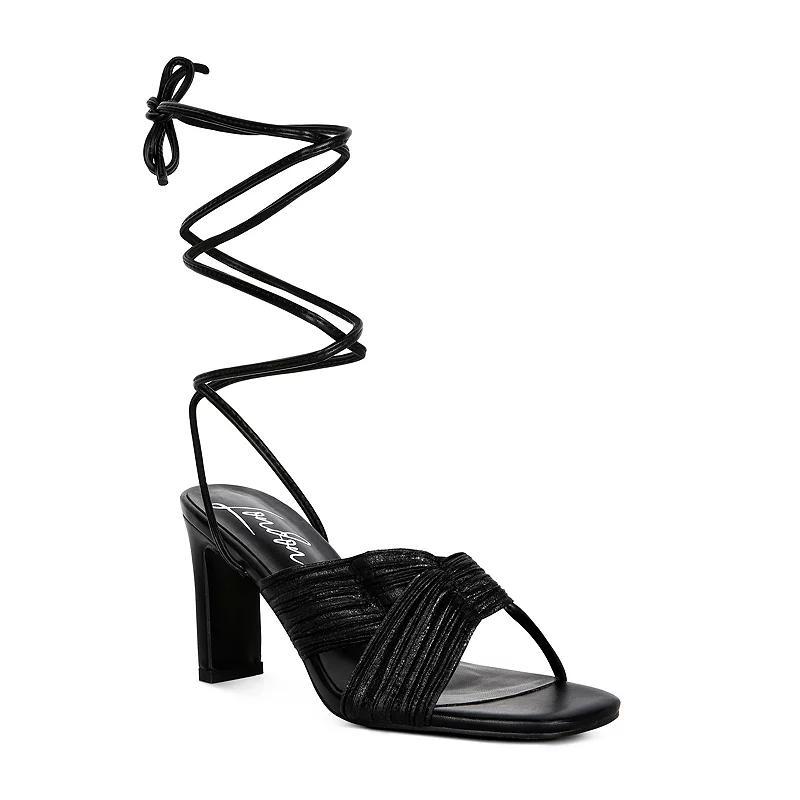 London Rag Xuxa Womens Lace-Up Dress Sandals Product Image