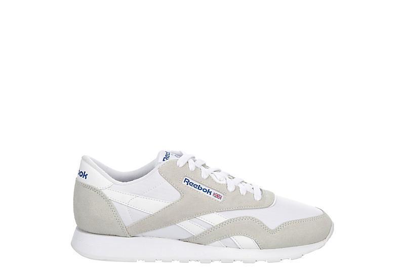 Reebok Mens Reebok CL Nylon - Mens Running Shoes White/White Product Image