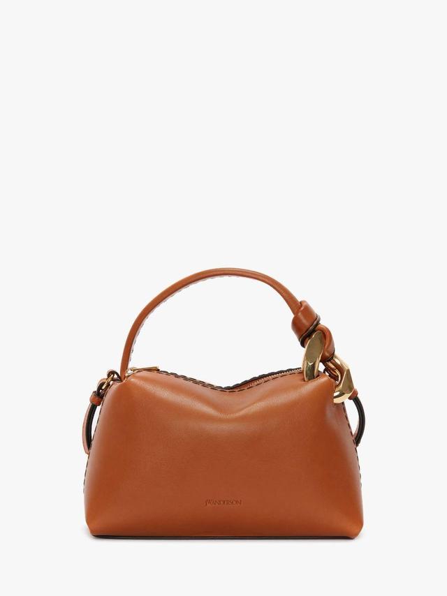 SMALL JWA CORNER BAG - LEATHER CROSSBODY BAG in brown | JW Anderson US  Product Image