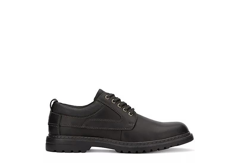 Dockers Warden Plain Toe Oxford (Black Soft Oiled Crazyhorse) Men's Shoes Product Image