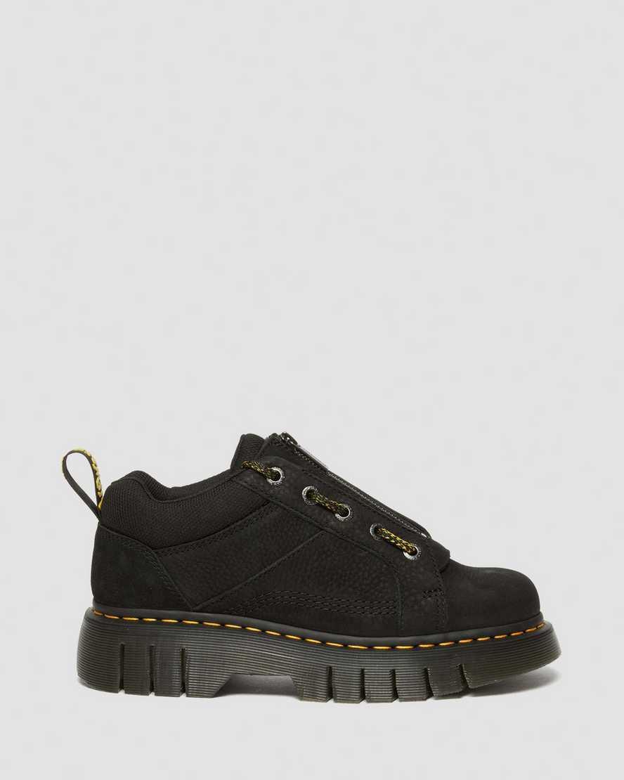 DR MARTENS Woodard Tumbled Nubuck Leather Low Casual Boots Product Image