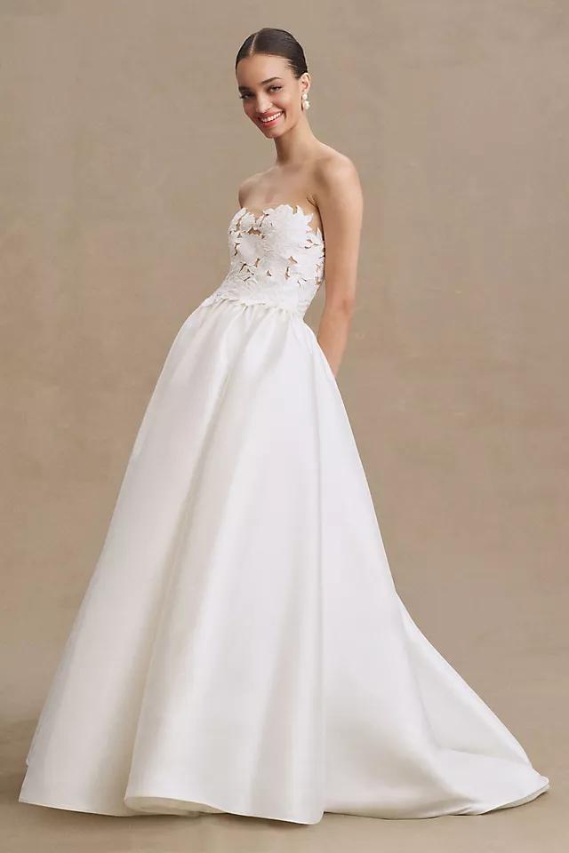 Wtoo by Watters Jordy Strapless Cutwork A-Line Wedding Gown Product Image