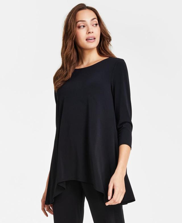 Jm Collection Womens 3/4-Sleeve Knit Top, Regular & Petites, Created for Macys Product Image