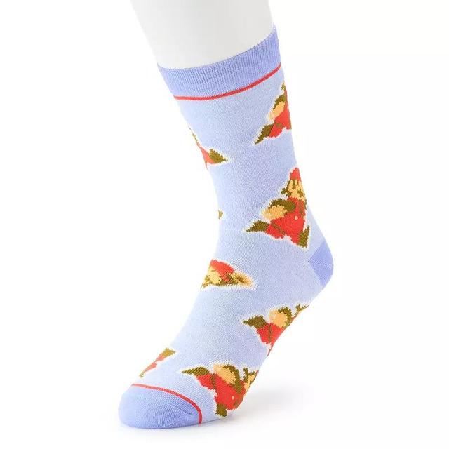 Mens Bioworld Retro Graphic Crew Socks Product Image