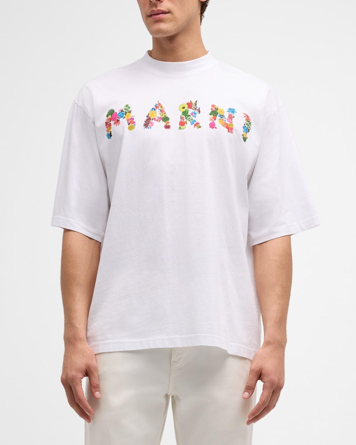 Mens Floral Logo T-Shirt Product Image