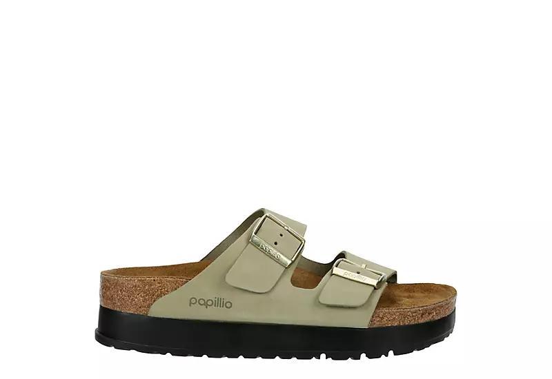 Papillio by Birkenstock Womens Arizona Suede Nubuck Platform Sandals Product Image