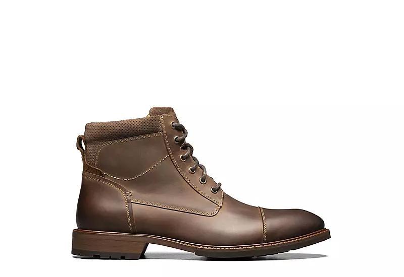 Florsheim Lodge Cap Toe Lace-Up Boot Crazy Horse) Men's Shoes Product Image