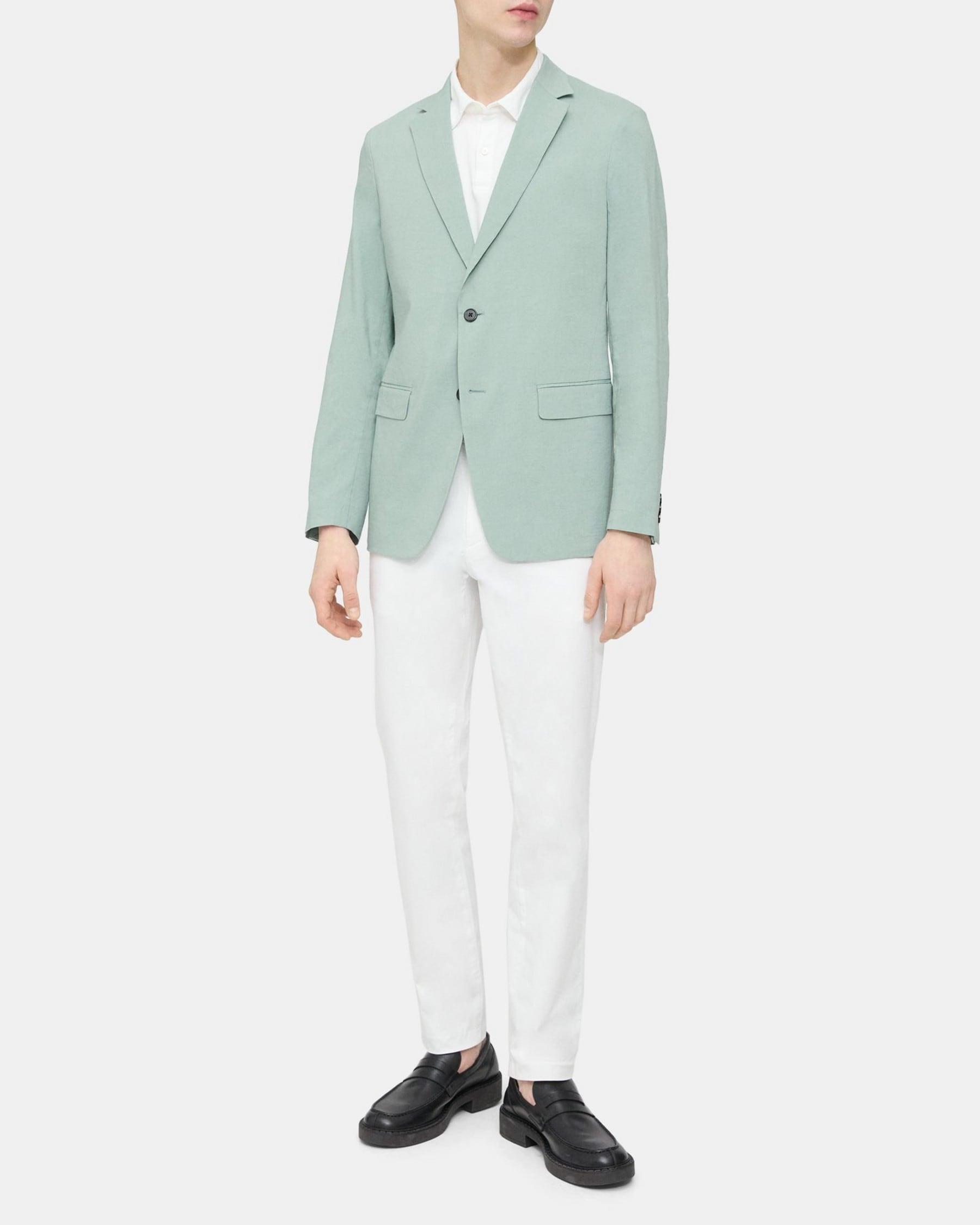 Unstructured Blazer in Stretch Linen Product Image