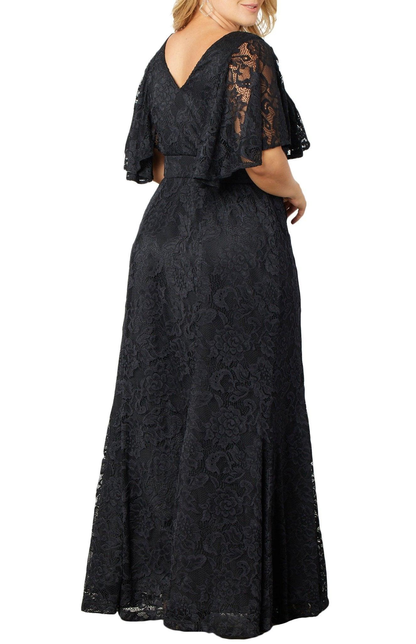 Duchess Lace Evening Gown - Plus Product Image