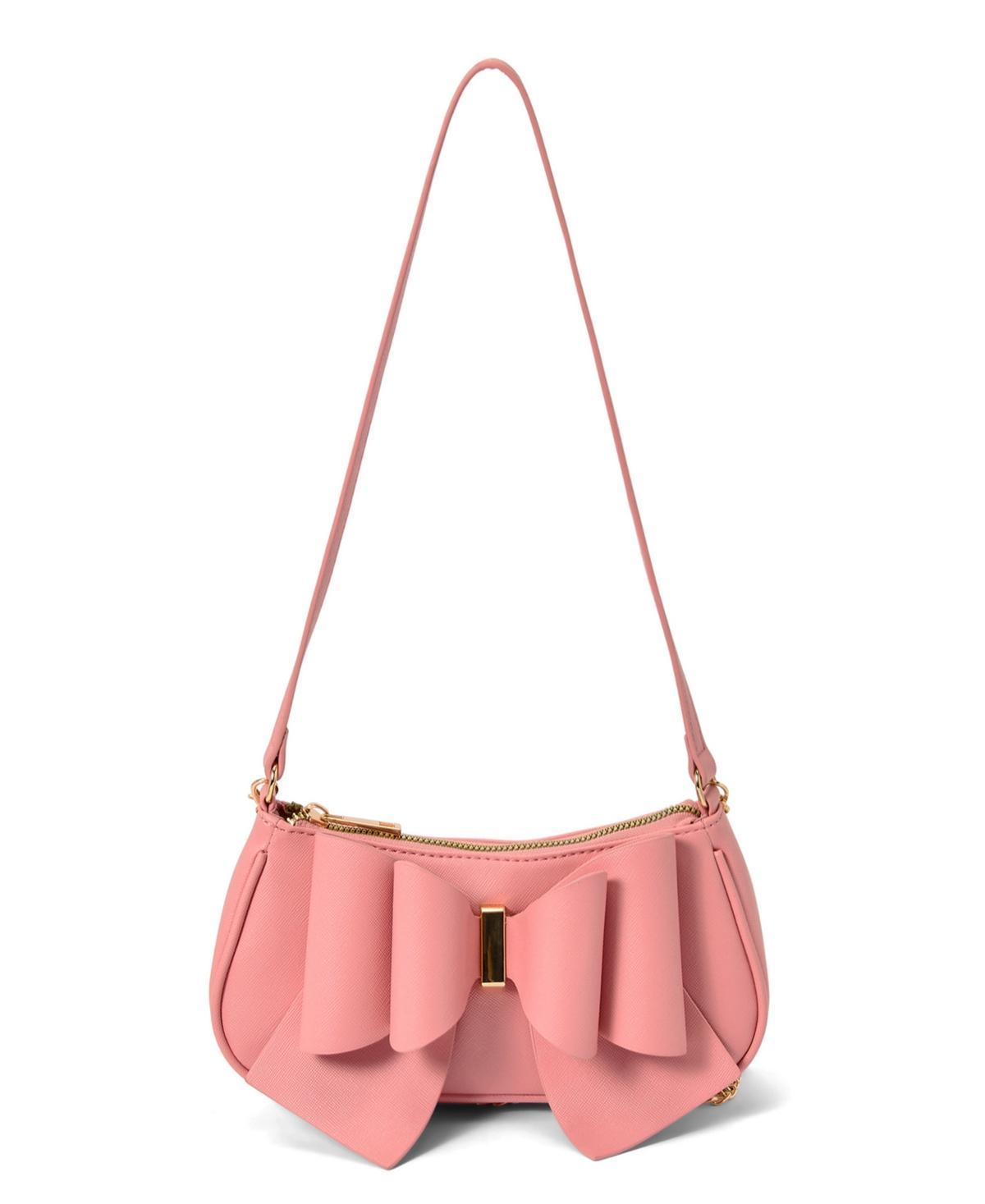 Womens Spring Bow Baguette Shoulder Bag Product Image