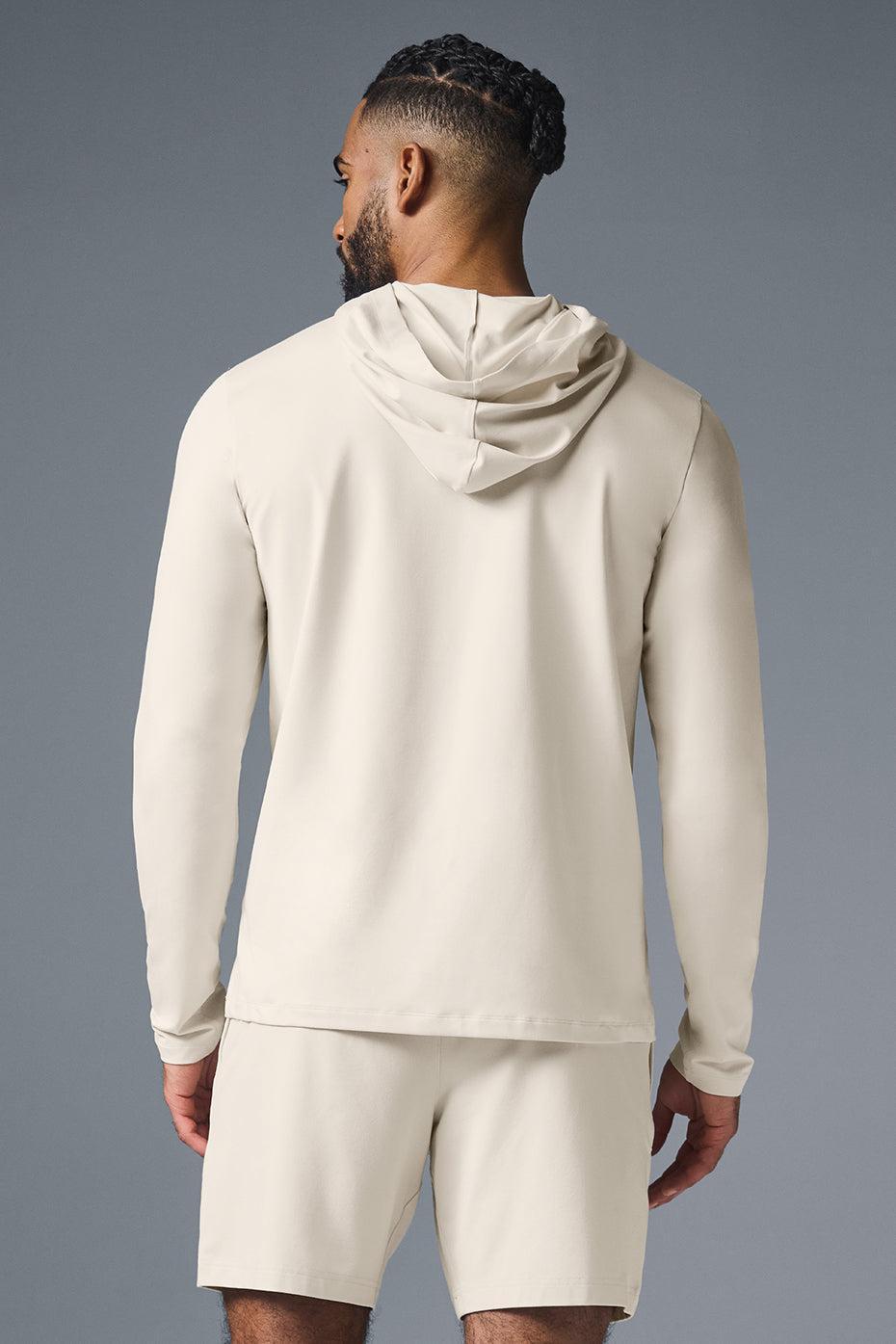 Conquer Reform Long Sleeve With Hood - Bone Male Product Image