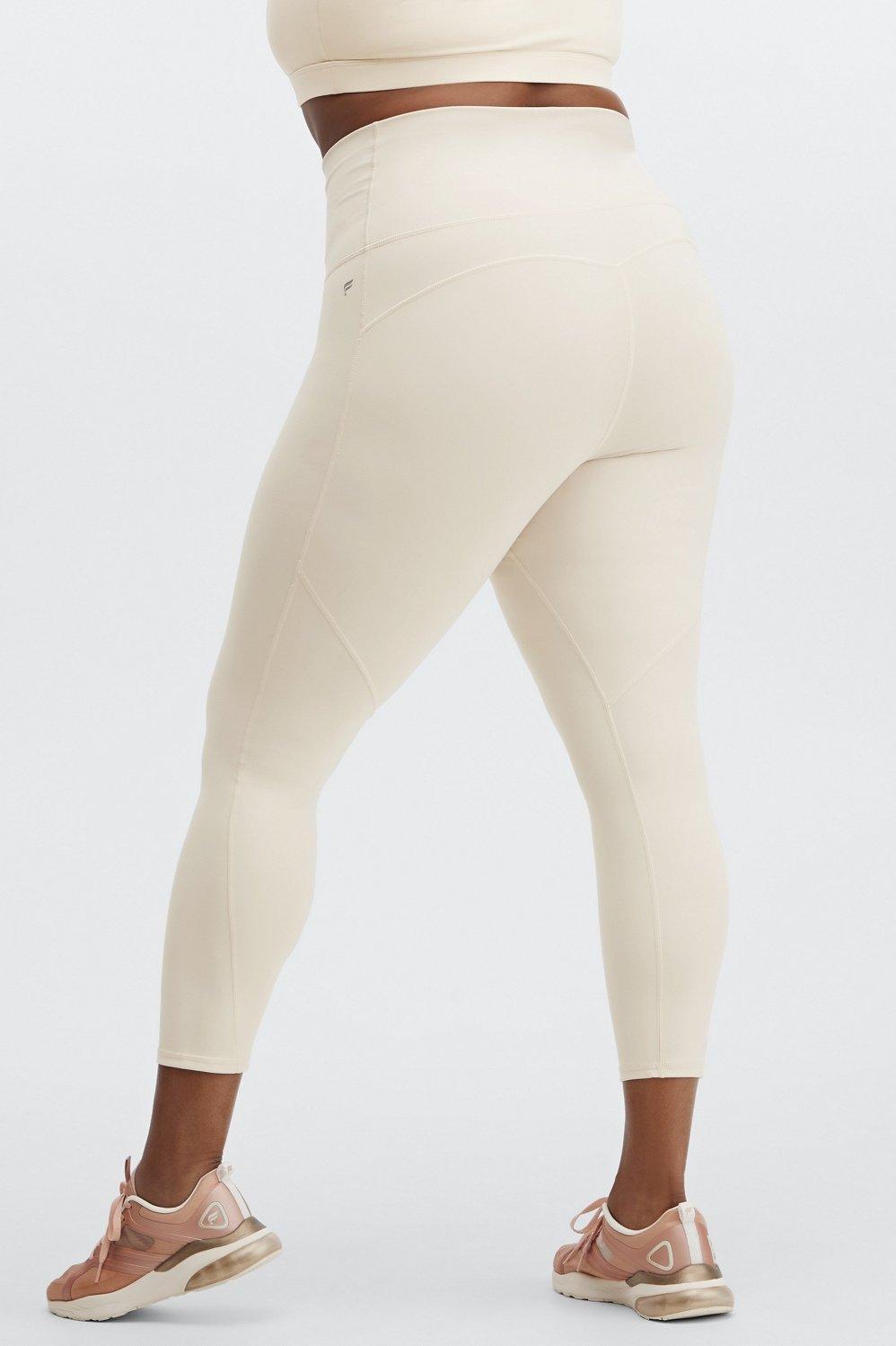 Fabletics Ultra High-Waisted PureLuxe 7/8 Legging Womens white plus Size 4X Product Image