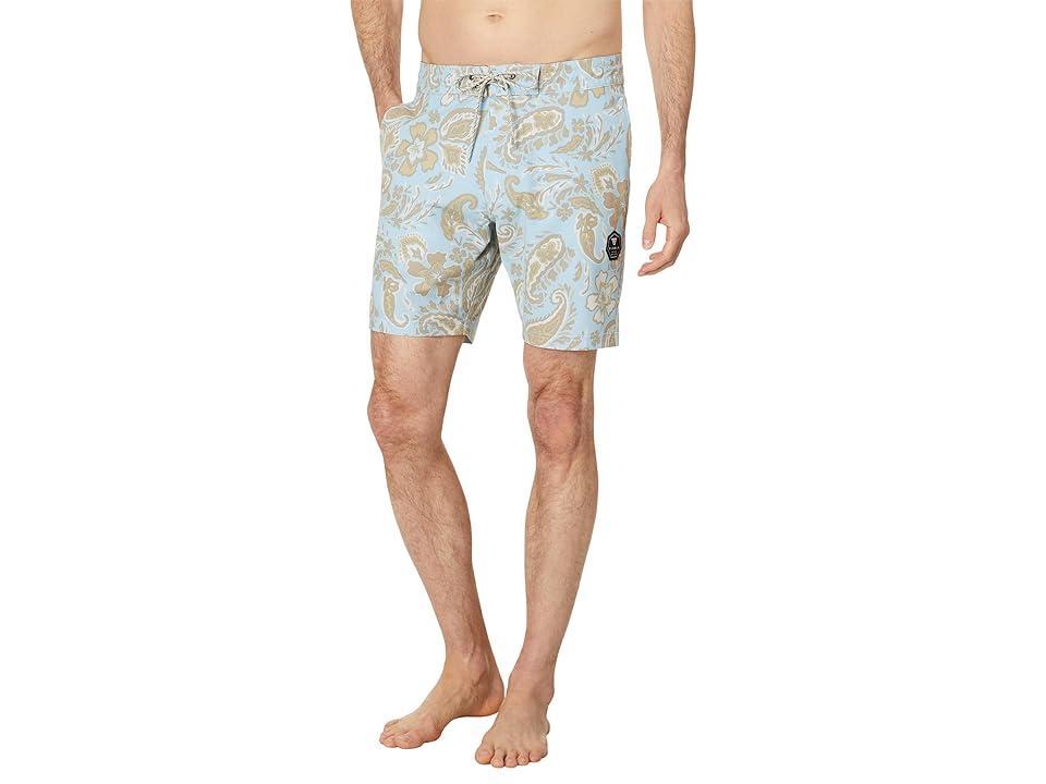 VISSLA Vagabond 17.5 Boardshorts (Stone ) Men's Swimwear Product Image