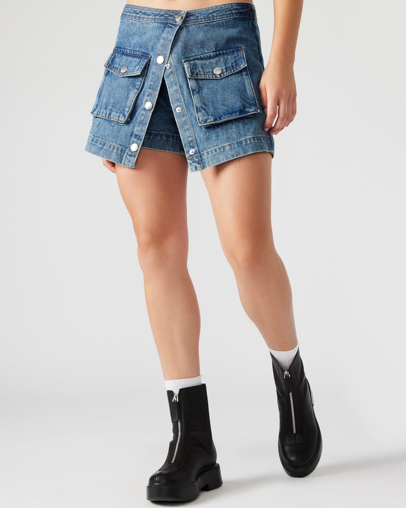 JENNIFER DENIM SKORT Female Product Image