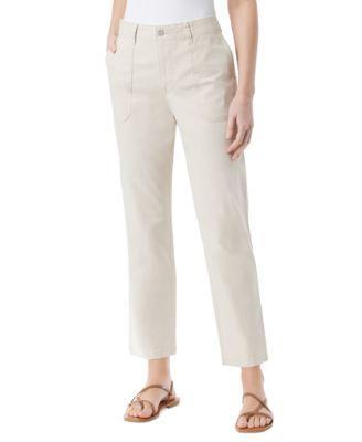 Gloria Vanderbilt Womens Straight-Leg Utility Pants Product Image