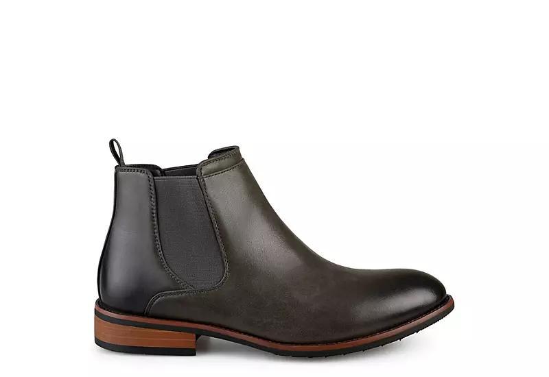 Vance Co. Landon Mens Chelsea Boots Blue Product Image