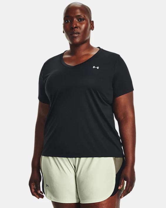 Women's UA Velocity V-Neck Short Sleeve Product Image