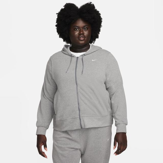 Nike Women's Dri-FIT One Full-Zip French Terry Hoodie (Plus Size) Product Image