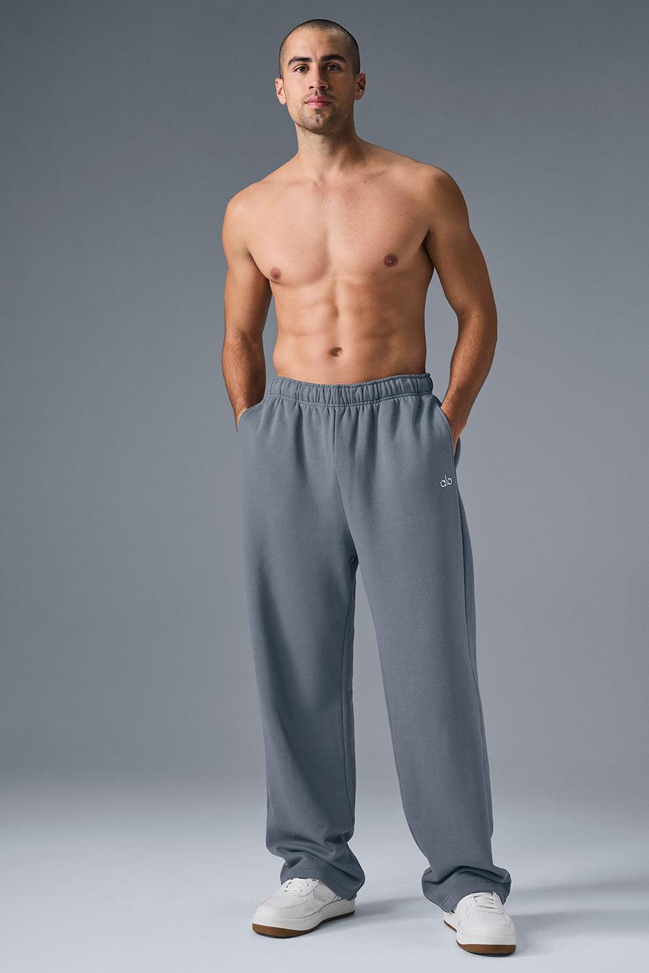 Accolade Straight Leg Sweatpant - Steel Grey Male Product Image