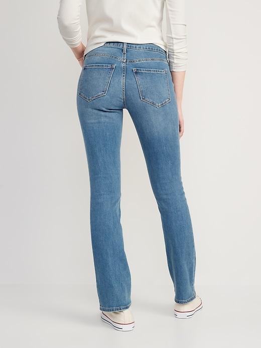 Mid-Rise Kicker Boot-Cut Jeans Product Image