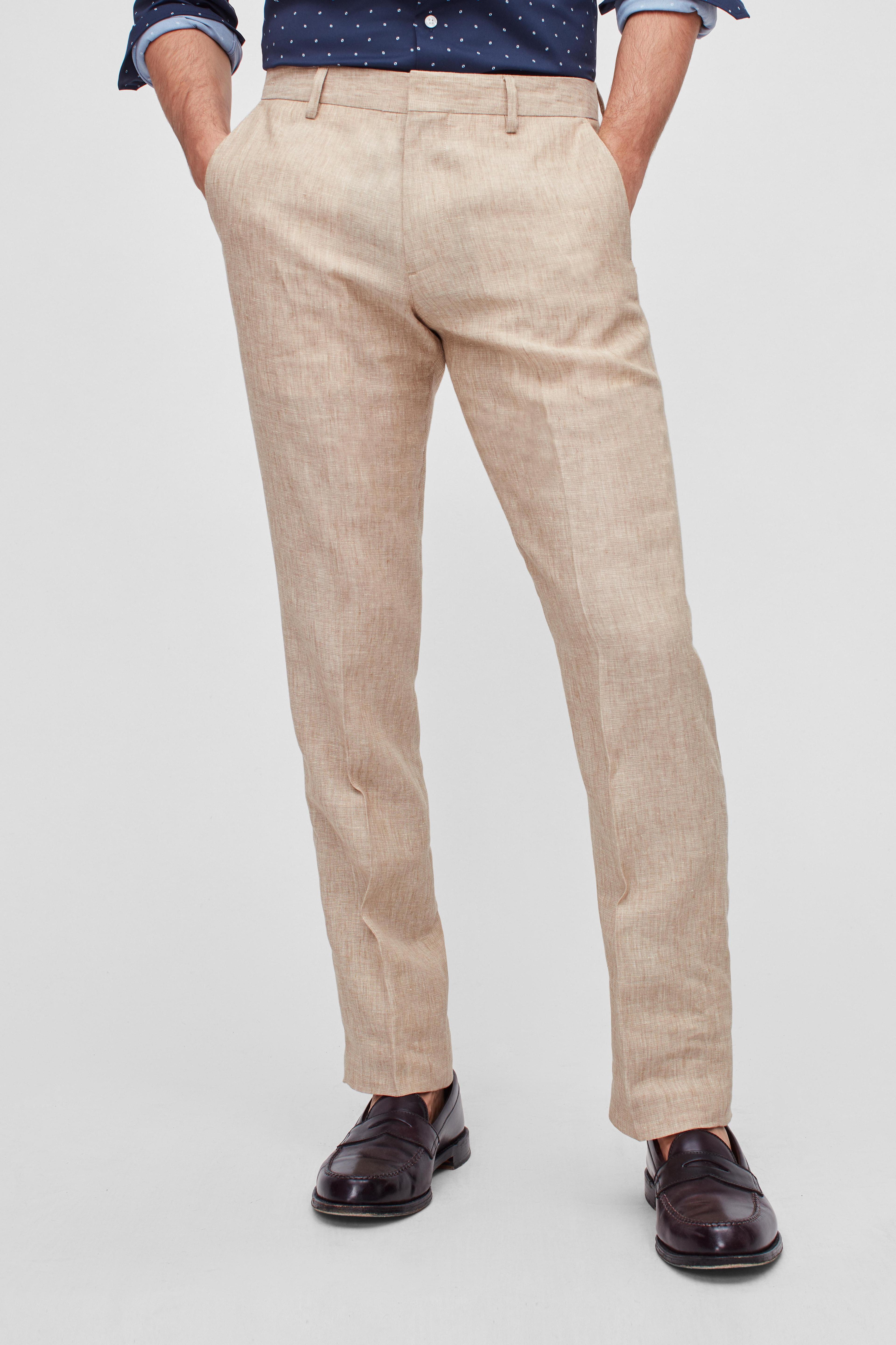 Italian Stretch Linen Suit Pant Product Image