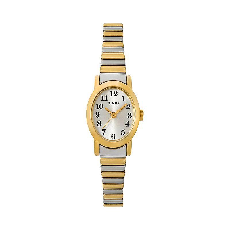 Womens Timex Cavatina Expansion Band Watch Silver T2M570JT Product Image