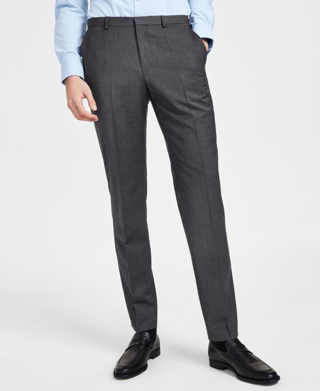 Hugo by Hugo Boss Mens Modern-Fit Wool Superflex Suit Separate Pants Product Image