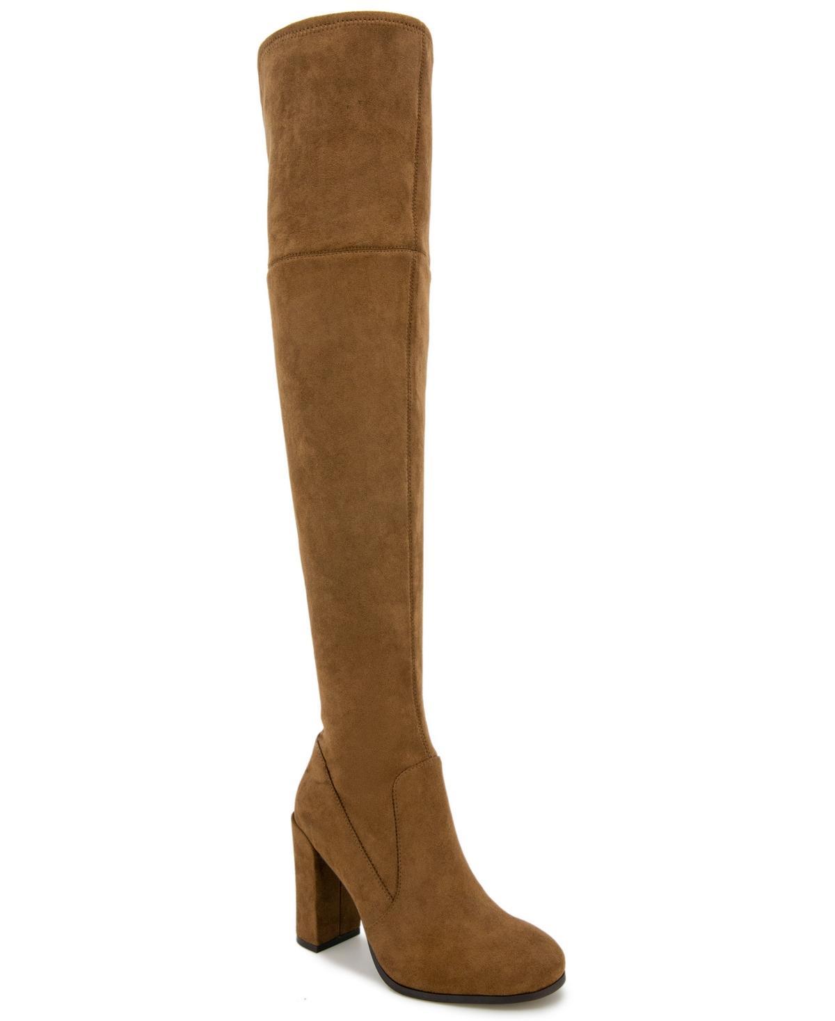 Kenneth Cole | Justin Suede Over-The-Knee Heeled Boot Product Image