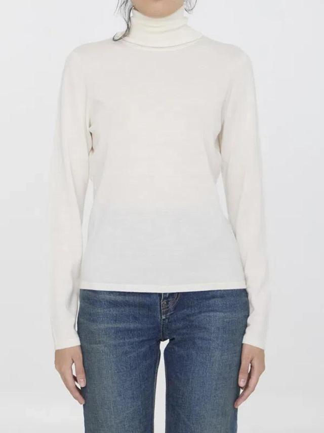 Veloce Sweater In White Product Image