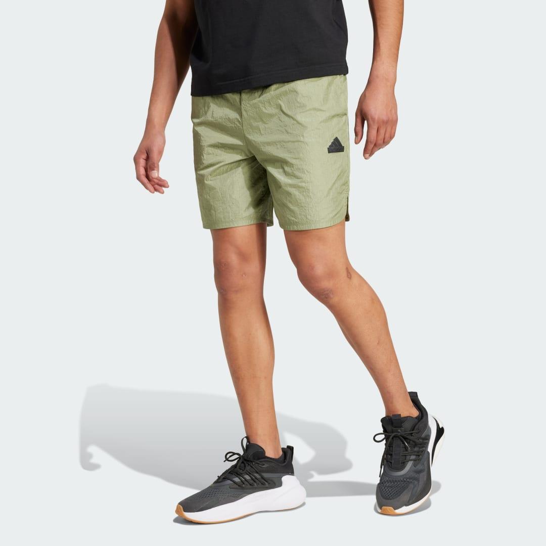 adidas City Escape Woven Shorts Black S Mens Product Image