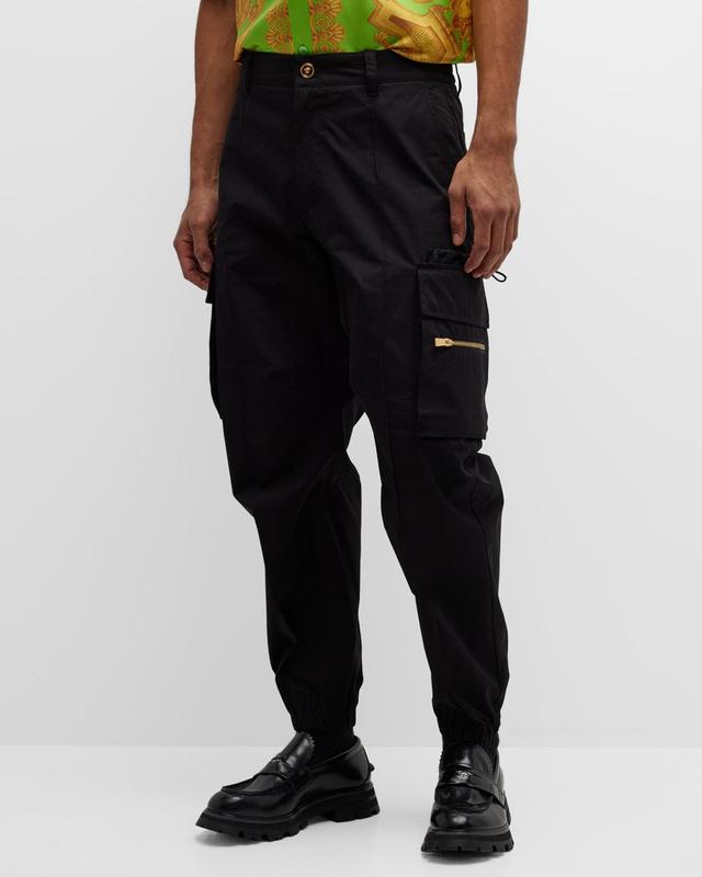 Mens Elastic-Waist Cargo Pants Product Image