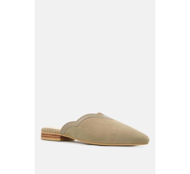 Orla Womens Classic Suede Walking Mules Product Image