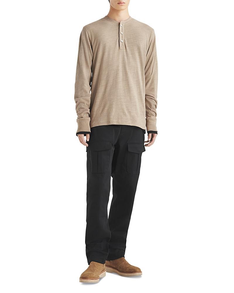 Rag & Bone Classic Henley White. (also in ). Product Image