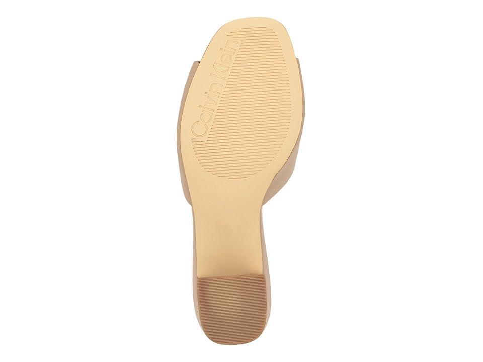 Calvin Klein Toven (Light Natural Leather) Women's Sandals Product Image