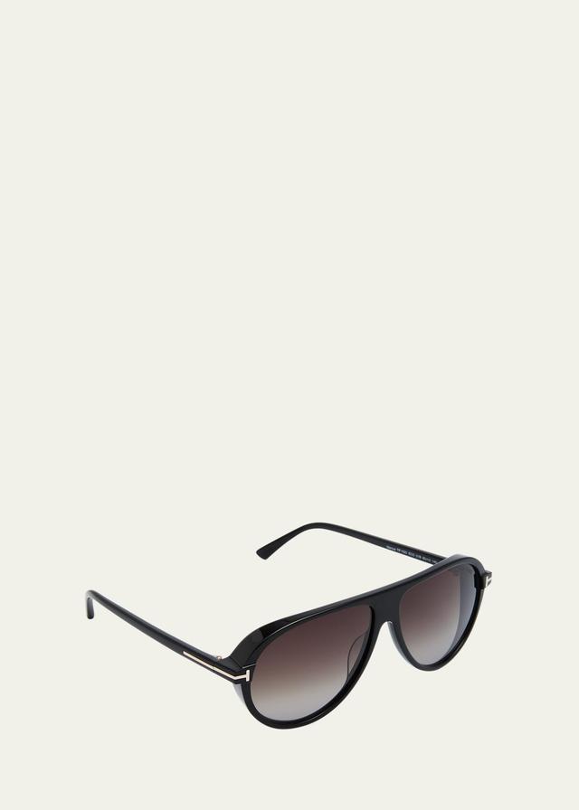 TOM FORD Marcus 60mm Gradient Pilot Sunglasses Product Image