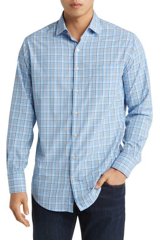 Peter Millar Vick Plaid Stretch Performance Poplin Button-Up Shirt Product Image