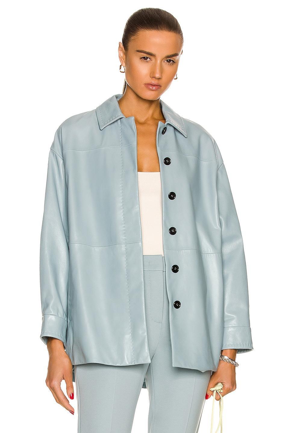 Max Mara Olivi Shirt Baby Blue. (also in ). Product Image