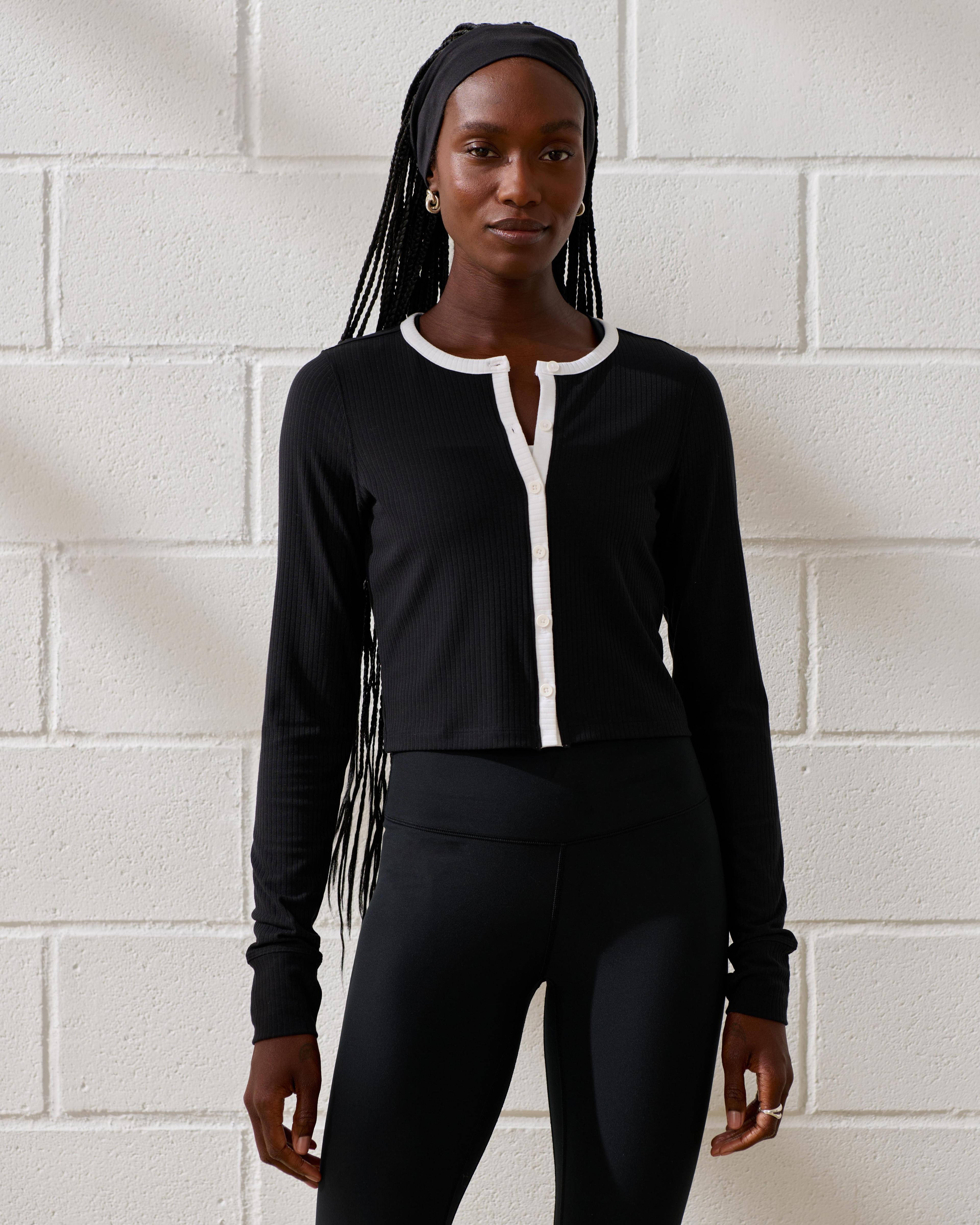 YPB Active Rib Cardigan Product Image