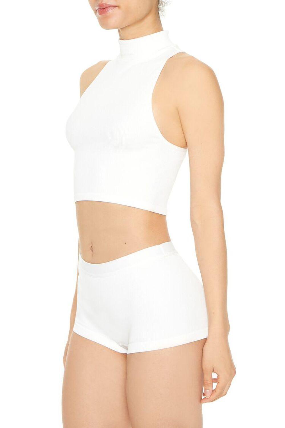 Seamless Mock Neck Crop Top | Forever 21 Product Image