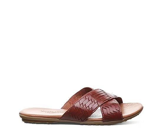 Bearpaw Ximena Womens Leather Slide Sandals Product Image