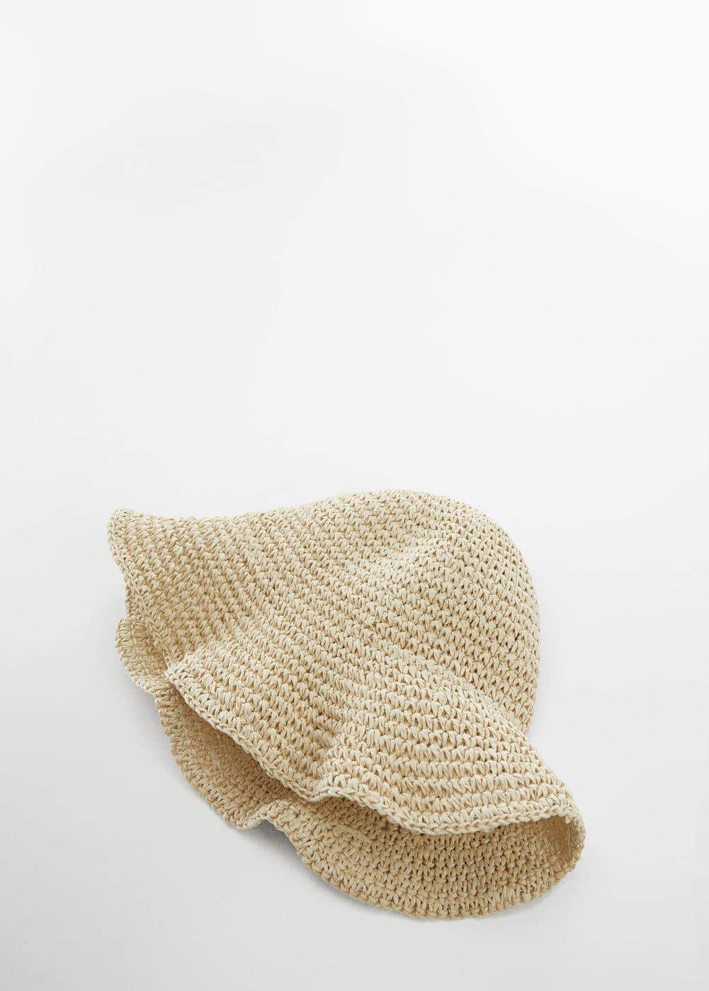 MANGO - Natural fiber hat - One size - Women Product Image