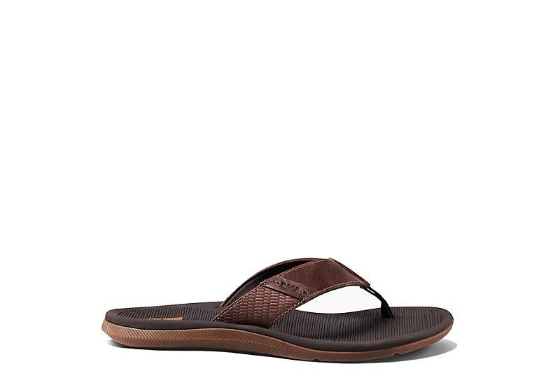 Reef Men's Santa Ana LE Sandals  - Black/Tan - Size: 11 Product Image